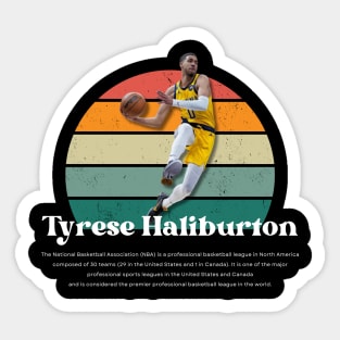 Tyrese Haliburton Vintage V1 Sticker